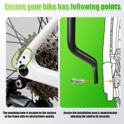 RBRL Bicycle Cargo Rack Rear Bike Rack 75kg Heavy Duty Aluminum Iron Rear Pannier Rack for 24" 26"27.5"/700C/29" MTB City Bikes