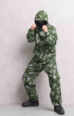 Russian Military Camouflage Jacket, Ruins German Spotted Sun Protection Jacket