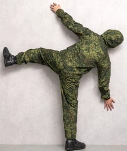 Russian Military Camouflage Jacket, Ruins German Spotted Sun Protection Jacket