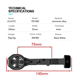 Aluminum Alloy Integrated Handlebar With Y1RS CCY1 Computer Mount Compatible Bike Accessories Bicycle Parts
