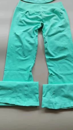 Denyf Impact Flares Scrunch Booty Women's Gym Leggings Seamless Fitness Workout Yoga Trousers Squat Proof Fashion Flared Pants