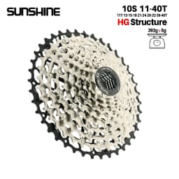 SUNSHINE Ultralight Bicycle Cassette Carbon Steel Material 9/10/11/12/13 Speed HG Structure Freewheel for Mountain Bike