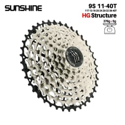 SUNSHINE Ultralight Bicycle Cassette Carbon Steel Material 9/10/11/12/13 Speed HG Structure Freewheel for Mountain Bike