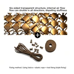 Tactical Vest Universal Cooling Plate 3D Mesh Cooling Panel Airflow Sweatproof Backpack Liner Insert for Summer Hiking Camping
