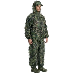 3D Leafy Camo Suit Hunting Camouflage Breathable Ghillie Suit Clothing Woodland Apparel for Hunting Airsoft Wildlife Photography