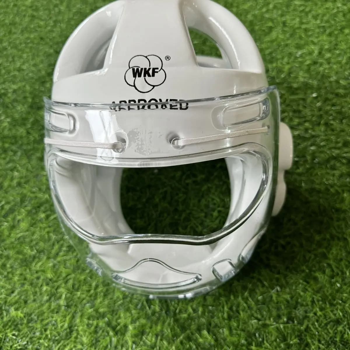 Wkf Approved White Karate Headgear Full Coverage Helmets for Children Adults Taekwondo Competition Training Customizable