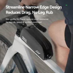 ROCKBROS Bicycle Top Tube Bag Lightweight Waterproof 0.9L Capacity Bag Item Storage Tools Bag Bike Frame Bag Bike Accessories