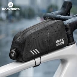 ROCKBROS Bicycle Top Tube Bag Lightweight Waterproof 0.9L Capacity Bag Item Storage Tools Bag Bike Frame Bag Bike Accessories