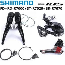 SHIMANO 105 R7020 Ultegra R8020 Groupset R7070 R8070 Hydraulic Disc Brake For Road Bike Shifter Brake Front Rear Derailleur