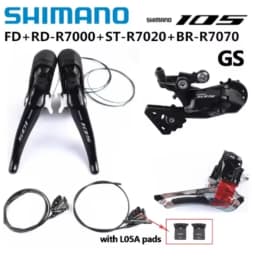 SHIMANO 105 R7020 Ultegra R8020 Groupset R7070 R8070 Hydraulic Disc Brake For Road Bike Shifter Brake Front Rear Derailleur