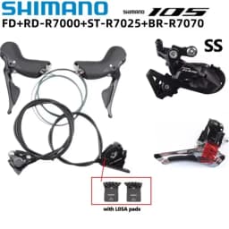 SHIMANO 105 R7020 Ultegra R8020 Groupset R7070 R8070 Hydraulic Disc Brake For Road Bike Shifter Brake Front Rear Derailleur