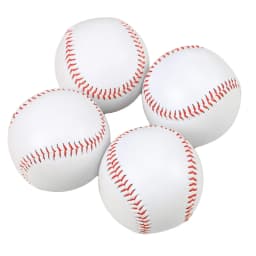 12 Pcs Nine Inches Baseball Softball Hardball Training Balls Handmade Baseballs Hard&Soft Baseball Outdoor Practice Team Game