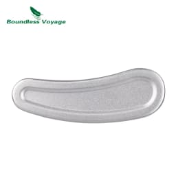 Boundless Voyage 250ml Titanium Hip Flask Ultralight Camping Flask Bottle for Whiskey Vodka Wine Outdoor Travel Equipment