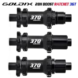 GOLDIX M370 Bicycle Hub 6-Bolt Disc Brake 28Hole Straight Pull Spoke Sealed Bearing 36T Ratchet HG/XD/MS Hub Type Standard/BOOST
