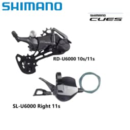 Shimano CUES U6000 Shifter SL-U6000 Right 11s 10s RD-U6020 10s 11s U6000 10s/11s Rear Derailleur For Mountain Bike Bicycle Part