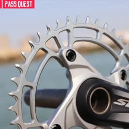PASS QUEST 104BCD forAXS 12S Chainring ROUND NARROW WIDE CHAINRING for 104 BCD Flat Top Chain 12 Speed