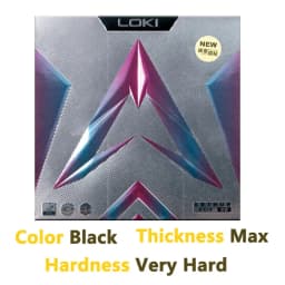 Original LOKI ARTHUR Europe/Asia China Table Tennis Rubber Sticky Offensive Ping Pong Rubber with Hard Cake Sponge