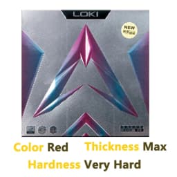 Original LOKI ARTHUR Europe/Asia China Table Tennis Rubber Sticky Offensive Ping Pong Rubber with Hard Cake Sponge