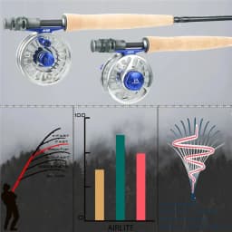 Maximumcatch Super Light 2/3WT 7'6''/10'0'' Airlite Fly Fishing Rod Graphite IM10/30T+36T Carbon Fiber Fly Rod with Tube
