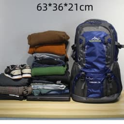 70L Waterproof Hiking Backpack Men Women Outdoor Camping Travel Mountaineering Bag Large Capacity Lightweight Climbing Rucksack