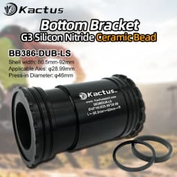 KACTUS BB386 Bottom Bracket DUB 29mm Ceramic Bearing BB MTB Press Fit 46mm Central Movement Fit for SRAM DUB Crankset Bike Parts