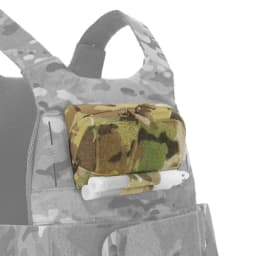VULPO Tactical Vest Plate Carrier MOLLE Adapt Admin Panel Pouch Chest Expansion Sub Bag Utility Map Pouch Hunting Airsoft Vest