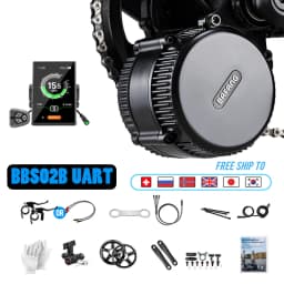 Bafang M325 M215 Mid Drive Motor Conversion Kit 48V 750W Brushless for 68MM 8Fun BBS02B Electric Bicycle Motor
