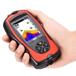 LUCKY FF1108-1CT Portable Wired Sonar Fish Finder 100M Depth Echo Sounder 2.4 Inch TFT Color LCD Fish Finder for Fishing
