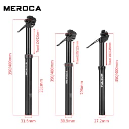 MEROCA Mtb Dropper Seatpost 30.9mm\31.6mm Hydraulic Height Adjustable Road Bike Seat Post Mountain Bicycle Seat Tube
