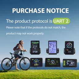 M6C Odometer Applicable To UART2 Electric Bike Bicycle Computer Wired Speedometer Waterproof Bicycle Computer