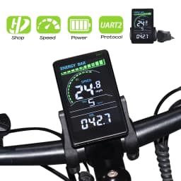 M6C Odometer Applicable To UART2 Electric Bike Bicycle Computer Wired Speedometer Waterproof Bicycle Computer