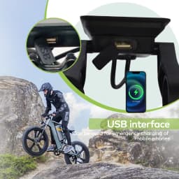 M6C Odometer Applicable To UART2 Electric Bike Bicycle Computer Wired Speedometer Waterproof Bicycle Computer