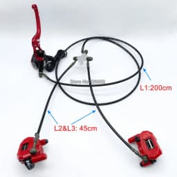 Citycoco Tricycle Brake Set One Control Two Brake Calipers Rear Brake Customized Brakes For Citycoco Electric Scooter Tricycle