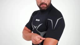3mm Wetsuits for Men Women Neoprene Diving Suits Back Zipper Short Sleeve Swimsuits for Diving Snorkel Surfing Swimming Wet Suit