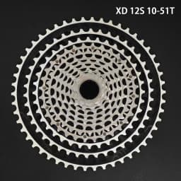 GOLDIX 12 Speed Ultralight MTB Cassette HG 12S 11-51T/12S 11-46T XD 10-46T/10-51T 12V K7 All CNC Sprocket for SHIMANO SRAM