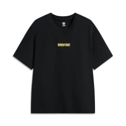 Li-Ning Men's BADFIVE T-shirt 100%Cotton Loose Fit Comfortable LiNing Casual Short Sleeve Basketball Culture Tee Tops AHSV027