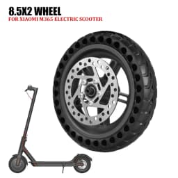 8.5X2 Honeycomb Tire Rear Wheel Assembly + Wheel Hub Disc Brake Suitable for Xiaomi M365 Electric Scooter