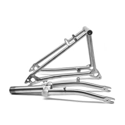 Titanium Bicycle Rear Triangle for P Line for Brompton Bike Front Fork Frame Lightweight 16" Original Size Parts