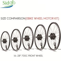 Wheel Hub Motor 36V 48V 350W for Ebike Rear Front  Motor Wheel  Brushless Gear Motor 24V 250W Ebike Conversion Kit