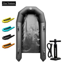 Rubber Floating Pontoon Boat Rushwave Boat Inflatable Electric Surfboard Matching Pontoon With Pump For Surfboard Added Buoyant