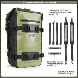 Rhinowalk Motorcycle Tail Bag 8L/15L/30L 100% Waterproof Motor Side Seat Tank Bag Saddle Pannier Bag Motorbike Backpack Suitcase