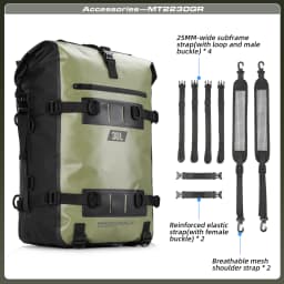 Rhinowalk Motorcycle Tail Bag 8L/15L/30L 100% Waterproof Motor Side Seat Tank Bag Saddle Pannier Bag Motorbike Backpack Suitcase