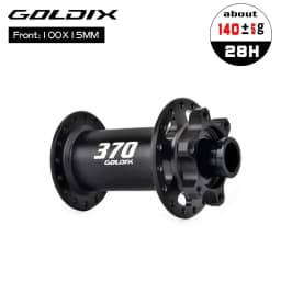 GOLDIX GDX370 28H Bicycle Hub Sealed Bearing 6-bolt Disc Brake J-Bend 28 Holes Ratchet 36T BOOST MTB Hub for Shimano HG MS SRAM