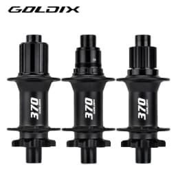 GOLDIX GDX370 28H Bicycle Hub Sealed Bearing 6-bolt Disc Brake J-Bend 28 Holes Ratchet 36T BOOST MTB Hub for Shimano HG MS SRAM