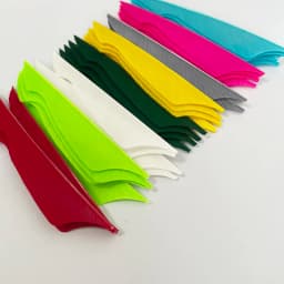 100 Pcs IBOUNFOX 4 Inch Natural Turkey Arrow Feathers Sting Shape Archery Fletches Feather Arrow Feltching Right Wing