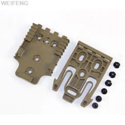 5/10Pieces Tactical Quick Locking System Kit QLS 19 22 For Adapter Waist Case Adapter Hunting Accessories