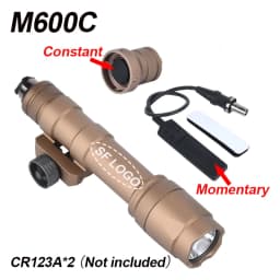 WADSN Airsoft Surefir M600C M600 M300 Tactical Scout Light AR15 Flashlight LED Hunting Spotlight SF M300A Gun lamp