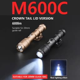 WADSN Airsoft Surefir M600C M600 M300 Tactical Scout Light AR15 Flashlight LED Hunting Spotlight SF M300A Gun lamp
