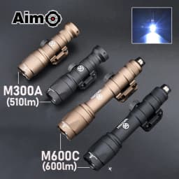 WADSN Airsoft Surefir M600C M600 M300 Tactical Scout Light AR15 Flashlight LED Hunting Spotlight SF M300A Gun lamp