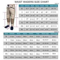 Unisex Wading Pants Waist High Wader,Breathable Stockingfoot Wade in Streams Waterproof Hip Trousers for Fishing Hunting Boating